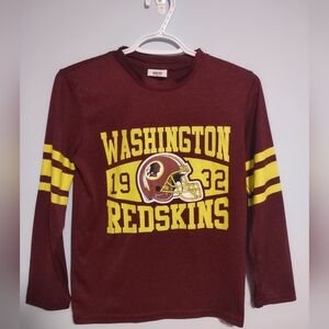 NFL 2014 Team Apparel Washington Redskins Burgundy Long Sleeve T-Shirt Youth M